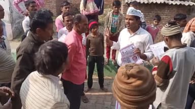 #धनौरा_विधानसभा में #जितेन्द्र_प्रताप_सिंह जी के नेतृत्व में जनसंपर्क करके #rld का घोषणा पत्र वितरित किया गया