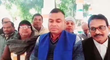 सावित्रीबाई फुले की जयंती मनाने के उपरांत मीडिया को संबोधित करते राजद नेता #विनय कुशवाहा