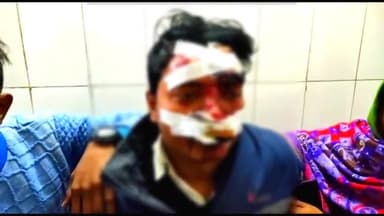 देेेवरिया: #पुरुषोत्तमपुर के समीप बाइक सवार के ऊपर लील गाय आकर खुद जाने से गंभीर रूप से घायल