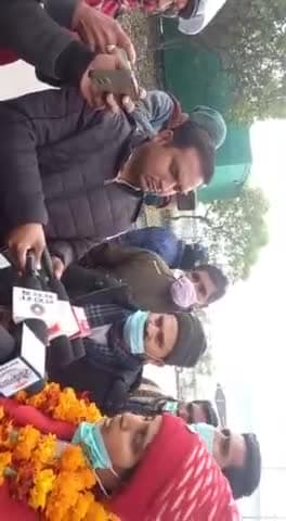 #NDS पार्टी के प्रतिभागी शीला राय जी के पिरान कलियर विधानसभा से आज नामांकन होने के बाद मीडिया ने लिया बाइट न्यूज़।