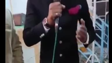 पंचायत मंत्री के भतीजे के बिगड़े बोल, पुलिस प्रशासन के लिए किया अभद्र भाषा का प्रयोग। #Abuse @mla #MLA