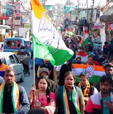 कांग्रेस प्रत्याशी राजकुमार जी की भव्य विजय संकल्प यात्रा #UttarakhandElections2022