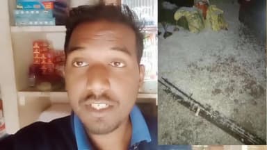 बेहट तहसील क्षेत्र के कई गांवों में आंधी तूफान के साथ ओलों की बरसात #barish #बेहट