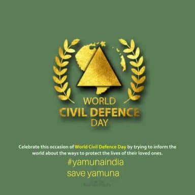world civil defence day #yamunaindia