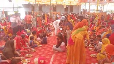 पाली: श्री इच्छापूर्ण बालाजी पुराना हाउसिंग बोर्ड में आज विशाल भंडारे का कार्यक्रम रखा गया था#rajshtan