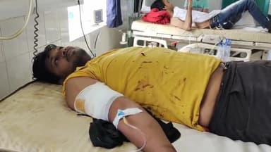 भीलवाड़ा: हीरा पन्ना मार्केट में हुई चाकूबाजी, चाकूबाजी में युवक गंभीर घायल ,हायर सेंटर रेफर #अपराध #चाकूबाजी #घायल