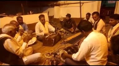 मूडरा हनुमान में हुआ संगीत गोष्ठी का आयोजन। #bhajan #रातजागरण #संध्या #भजनसन्ध्या
