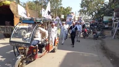 होडल: आम आदमी पार्टी की पंजाब में हुई प्रचंड जीत को लेकर होटल में निकाली गई विजय यात्रा।
#AAPHaryana