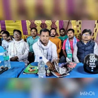 #जदयू के रोशन अग्रवाल #बलरामपुर अंतर्गत #महिशाल पंचायत के अचगाह में आयोजित 108 #हरिनाम संकीर्तन में सम्मलित हुए ।