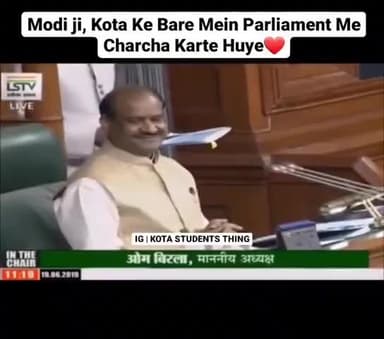 '' शिक्षा का काशी कोटा ''
मुझे गर्व है कोटा का यह परिवर्तन जिस  नेतृत्व के सामने हुआ है , जिसके योगदान से हुआ है वो नाम है हम सब के गौरव आदरणीय भाईसहब ओम बिड़ला जी , माननीय लोकसभा अध्यक्ष ( कोटा- बूंदी सांसद ) #जय_जय_राजस्थान 🇮🇳🚩