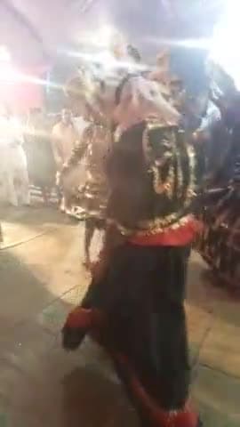 #अंबेडकरनगर बुढार खेर माई से काली नृत्य के साथ निकाला गया जवारा