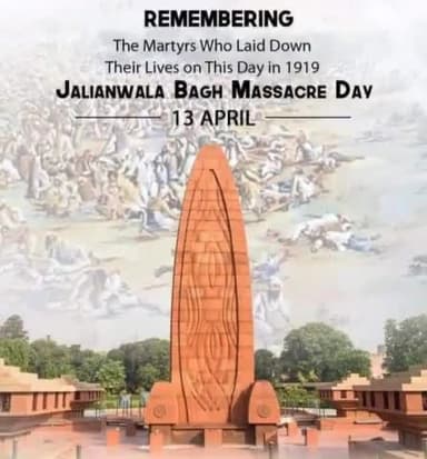 ब्रिर्तानियां हुकूमत के साम्राज्यवादी दमन एवं बर्बरता का प्रतीक व भारतीय समाज के लिए जंगे आजादी की जलती हुई चिंगारी का नाम है जलियांवाला बाग। जो आज भी देश के जनमानस के अंतर्मन में ज्वलंत है। वीर शहीदों के शहादत को शत शत नमन।
#jaliyawalabagh