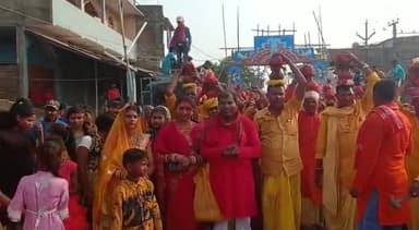 #सहरसा #सिमरीबख्तियारपुर शर्मा चौक पर श्री श्री 108 रामधुनी महायज्ञ का हुआ  समापन #jantanewsbihar