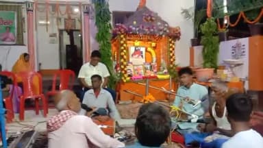 #सहदुल्लहपुर_धोबौली में आयोजित अखण्ड संकीर्तन में शामिल हुए भाजपा प्रदेश कार्यसमिति सदस्य किसान मोर्चा हरेश कुमार सिंह