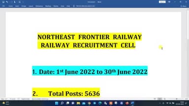 RRC रेलवे अपरेंटिस की वैकेंसी। 10वीं और आईटीआई पास कैंडिडेट के लिए। 
#job #job2022