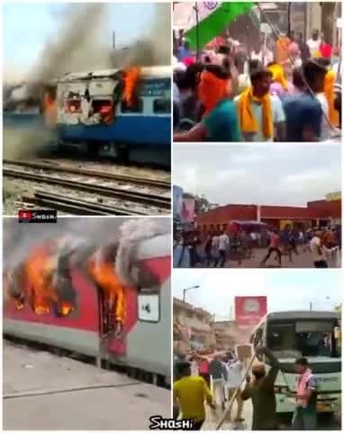 #अग्निपथ योजना सही है या गलत उस पर गहन बहस करने की जरूरत है।
पर #देश की संपत्ति को नुकसान पहुंचाने वालो की #फौज में जरूरत नहीं।
पटरिया उखारना,ट्रेन फूंकना,दंगा करना ये #आर्मी लवर की पहचान नहीं है,,।।
