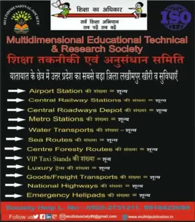 उत्तर प्रदेश का सबसे बड़ा जिला लखीमपुर खीरी
#यातयात_सुविधाएं_शून्य_ऐसा_क्यों ?
#पुछता_है_लखीमपुर_खीरी?