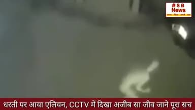 धरती पर आया एलियन, CCTV में दिखा अजीब सा जीव | #Sbnews #indiahospitals