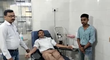 #रक्त #दान #महा #दान।
आज फिर रक्तदान का मौका मिला ।
आप भी रक्त दान जरूर करे।
