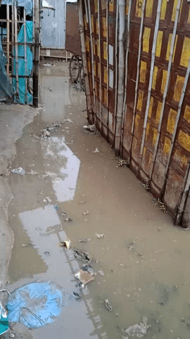 #Nawalpur यह है अपनी नवलपुर बाजार की दासा दुकानों में पानी बारिश के चलते दुकानदार परेशान #जोगपति #nawalpur