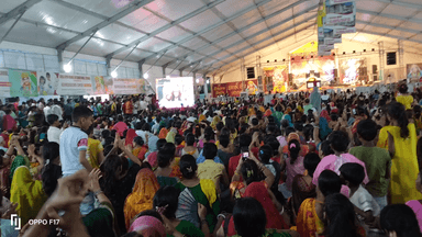 संस्कृत यूनिवर्सिटी दरभंगा के मैदान में श्रीमद् भागवत कथा में कहा अपनापन रखना है तो भगवान से रखें सुश्री #जया_किशोरी जी