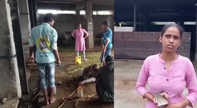 #लाखों का विकास लेकिन हजारों की मशीन नहीं जिससे#गाय को उठाकर इलाज कर सके डॉक्टर#कीचड़ पानी में इलाज बगैर संसाधन#सुनीता