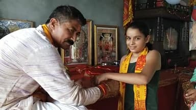 मेरा परम सौभाग्य #लक्ष्मी #सरस्वती #शक्ति स्वरूप में हजारों #बहनों ने मुझे #रक्षा #सूत्र बांधे !