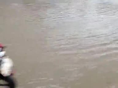 कानपुर: @पनकी पावर हाउस #जलमग्न हुई सड़क
