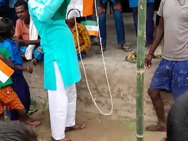 सरायगढ़ भपटियाही: #15august2022 jhanda taulan