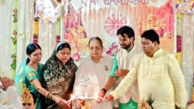 #रामगढ़_विधानसभा क्षेत्र के नेहरू रोड में #ब्रह्माकुमारी द्वारा आयोजित "शुभ जन्माष्टमी" उत्सव में उपस्थित हुए।