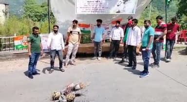 क्षेत्रीय अस्पताल बिलासपुर में चल रही अव्यवस्थायों को लेकर आज युवा कांग्रेस कार्यकर्ताओं द्वारा प्रदेश सरकार और स्वास्थ्य विभाग का पुतला दहन किया गया.
#संघर्ष_जारी_रहेगा