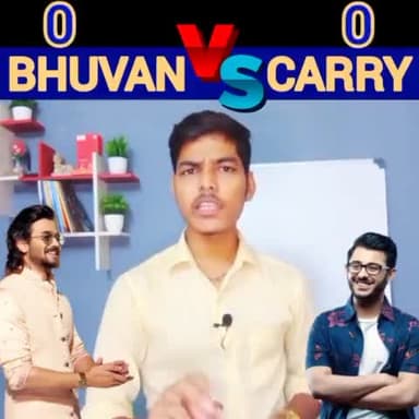 Carry Minati vs Bhuvan Bam 🔥
#carryminati
#bhuvanbam
#youtube
#youtubecreator #news #lucknow #aajta