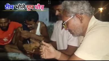 जहाज़पुर: टीम भोलेग्रुप धौड़ नगरी के सभी सदस्यों के द्वारा गौ माता के लिए आयुर्वेदिक लड्डू बनाते हुए @#patrikanews