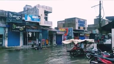 सिंघाना में बरसे मेघा, सड़को पर भरा लबालब पानी #jhunjhunu #singhana #rainning #jhunjhunuupdate #jhunjhununews #rajasthan