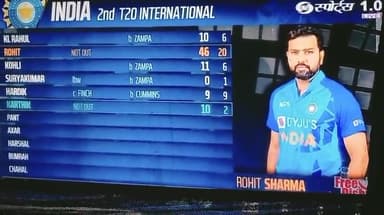 #indvaus 8ओवर के #t20 मैच मे #india ने #australia को 6विकेट से हराया,#rohit #viratkohli #kartik का जलवा #news #cricket