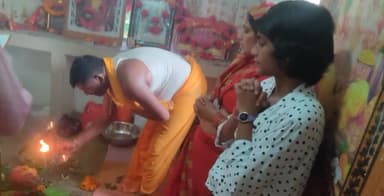 #नवरात्रि के नवमीं दुर्गा स्वरूप मां #सिद्धिदात्री की पूजा अर्चना कर परिजनों व क्षेत्र वासियों की सुख शांति और समृद्धि की मंगलकामना किया 🙏🙏🙏