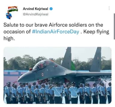 Salute to our brave Airforce soldiers on the occasion of #IndianAirForceDay . Keep flying high.