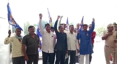 झालरापाटन: किसानों को मुआवजे के लिए झालावाड़ जिला कलेक्टर को बहुजन समाज पार्टी जिला यूनिट ने दिया ज्ञापन।#news24hours #jaybheem