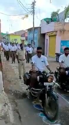 सिंगोड़ी में निकला gya पथ संचलन rss #singodi