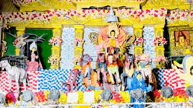 विष्णुपद मंदिर रोड #गया जी में भव्य #छठी मईया के पंडाल बना है क्या आपने देखा देखिए कितना #सुंदर और #भव्य पंडाल