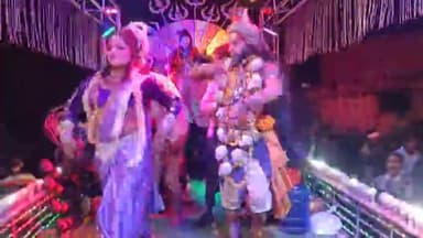 कल 30 को सुजानगंज भरत मिलाप मे शिव-पार्वती का रोल निभाते कलाकार #sujanganj #jaunpur #ramleela #ayodhya #competition