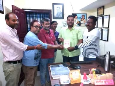 अपने 212 डेहरी विधानसभा क्षेत्र के चुन्नाभट्टा में आगामी 18 नवंबर से आयोजित होने वाले #अष्टलक्ष्मी_महायज्ञ व #श्रीराम_कथा मे बतौर मुख्य अतिथि आमंत्रित करने के लिए आयोजक मंडल के सभी साथियों के प्रति आभार व्यक्त करता हूँ !!
