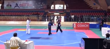 Senior National Pencak Silat Championship 2022-23 at Srinagar-Kashmir..21-24 Oct.22 #Pencak_Silat_HP
fight HP(Red)/UP