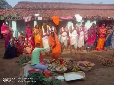 #दुधानी गांव में पूरी #श्रद्धा भाव से #किया गया #सूर्य देव की पूजा#