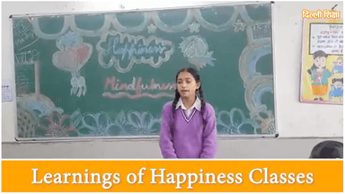 सिविल लाइन्स: #Happiness is not having what you want. It is appreciating what you have.
#Happinesscurriculum
#Education