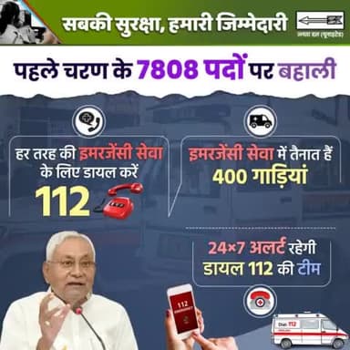 #पुलिस... #एंबुलेंस... #फायर... किसी भी #इमरजेंसी के लिए डायल करें 112, तुरंत मिलेगी मदद... सिर्फ एक कॉल पर 15 मिनट में मदद के लिए पहुंचेगी पुलिस।
#EmergencyNumber #Dial112