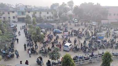 #मधेपुरा कॉलेज मधेपुरा में पार्ट टू का का #एग्जाम हो रहा है