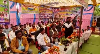 केशकाल: ग्राम डुण्डाबेड़मा हल्बा समाज शक्ति -पर्व पर पहुंचे केशकाल विधानसभा के विधायक श्री संतराम नेताम।#केशकाल