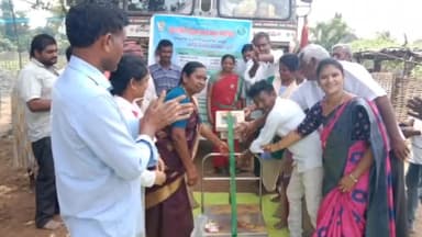 బోదునూరు గ్రామంలో ధాన్యం కొనుగోలు కేంద్రం ప్రారంభం