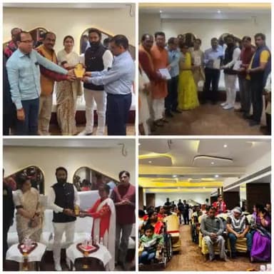 समदृष्टि क्षमता विकास एवं अनुसंधान संस्थान #सक्षम के रायपुर जिला अधिवेशन कार्यक्रम में मुख्य अतिथि के रूप में उपस्थित हुआ।
सक्षम संस्थान दिव्यांग जनों के सहयोग व उत्थान हेतु महत्वपूर्ण भूमिका निभा रहा है